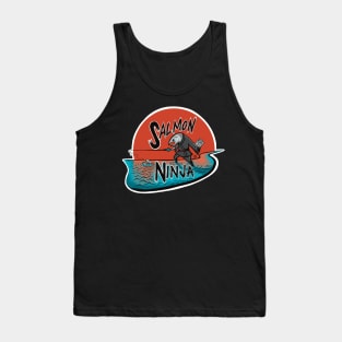 Salmon Ninja Tank Top